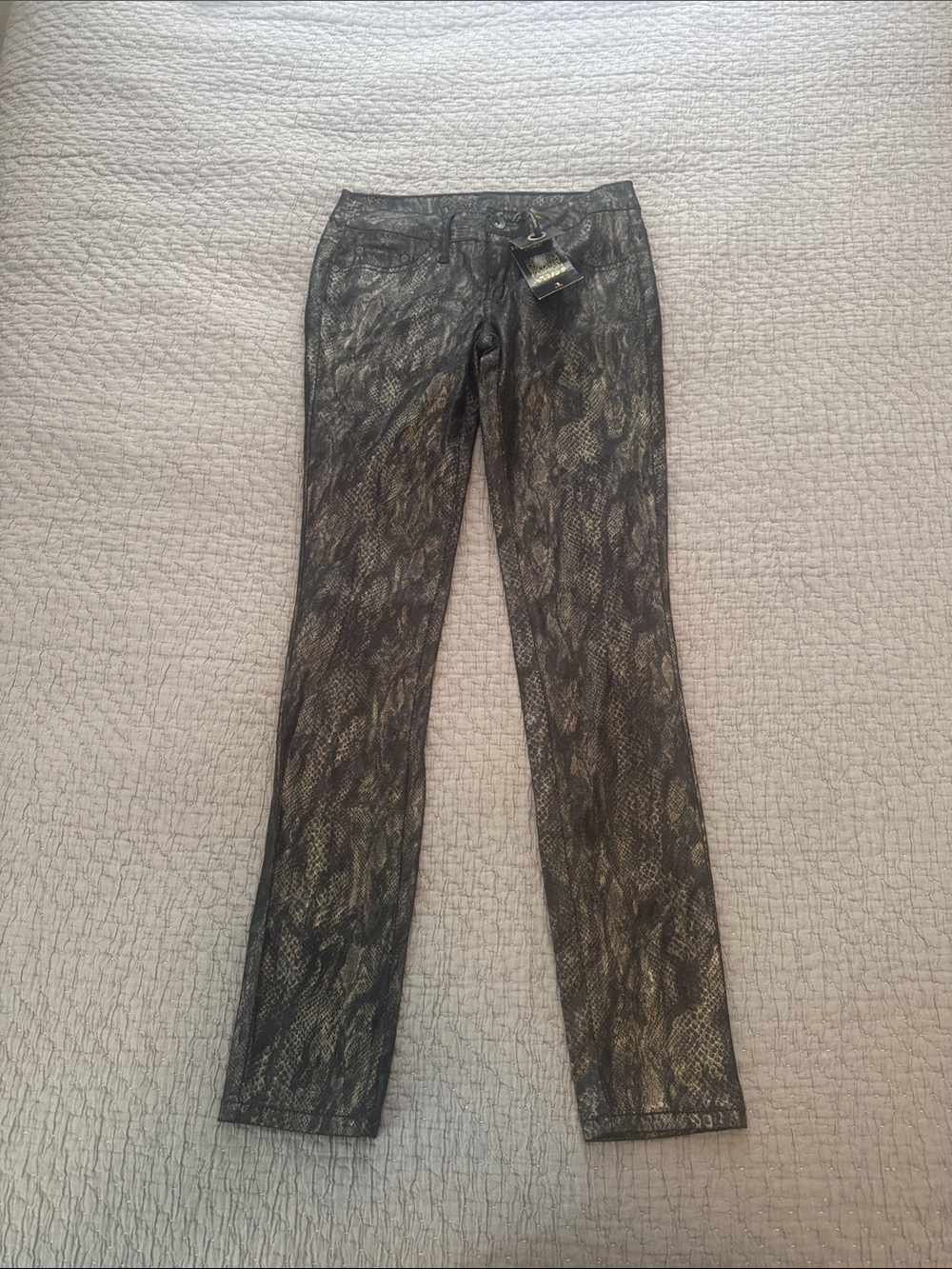 Highway Jeans Snake Print Skinny Jeans